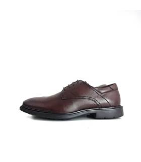 Zapato Baerchi hombre piel marrón vista lateral
