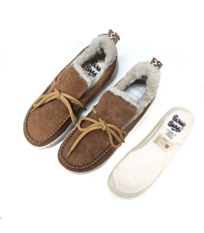 Mocasín Sunni Sabbi mujer camel con plantilla extraíble