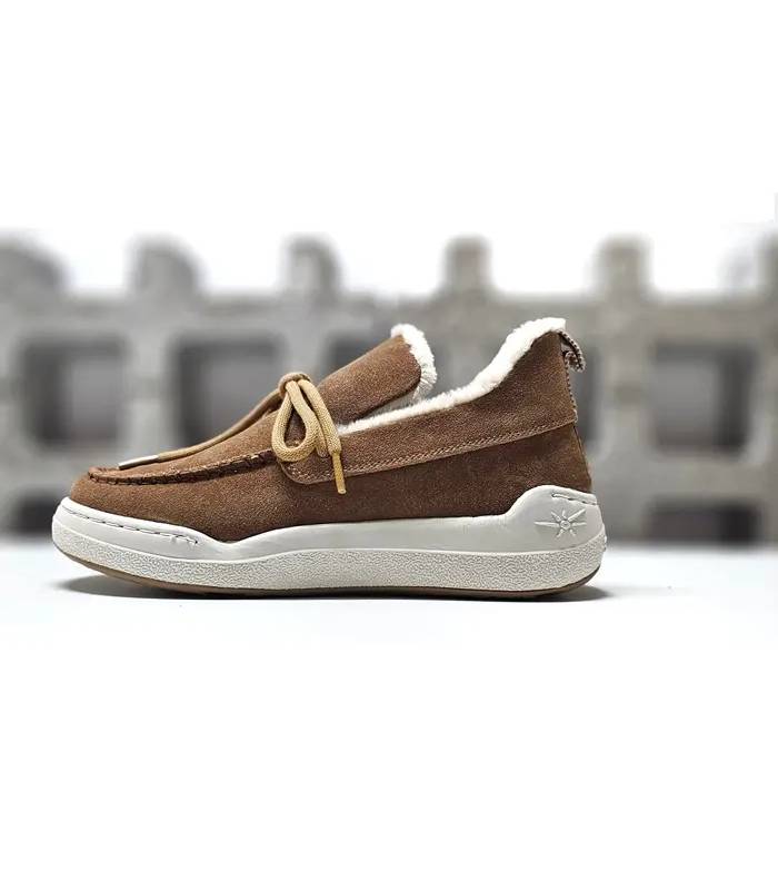 Mocasín Sunni Sabbi Nomad 076 camel vista lateral