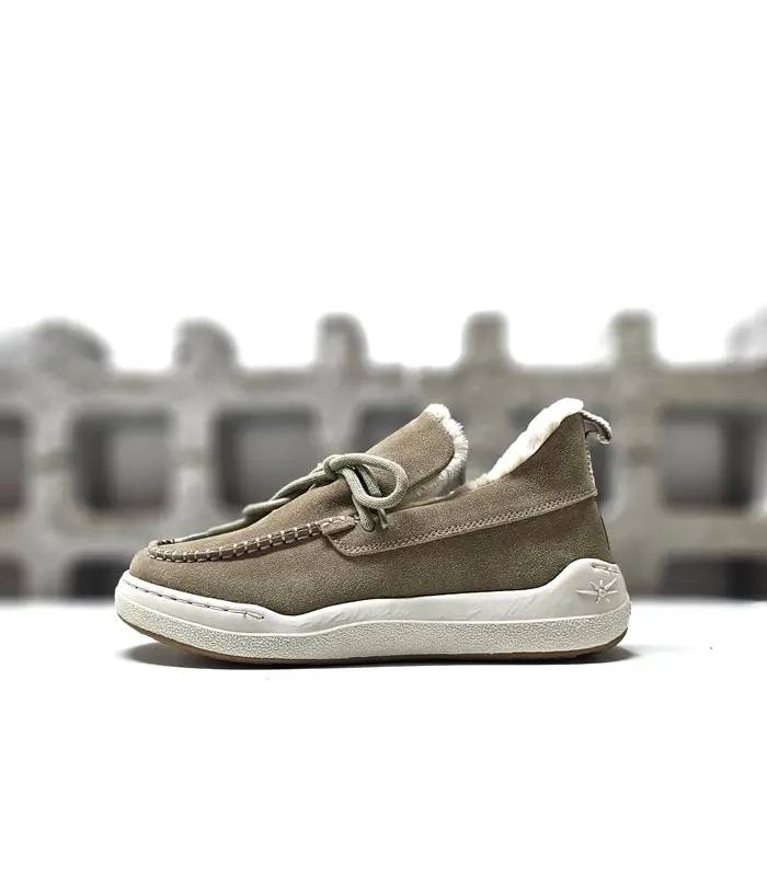 Mocasín Sunni Sabbi Nomad 076 topo vista lateral