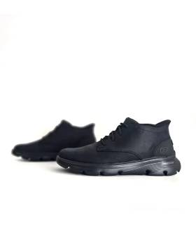 Botas Skechers Garza Ridley hombre negras vista lateral
