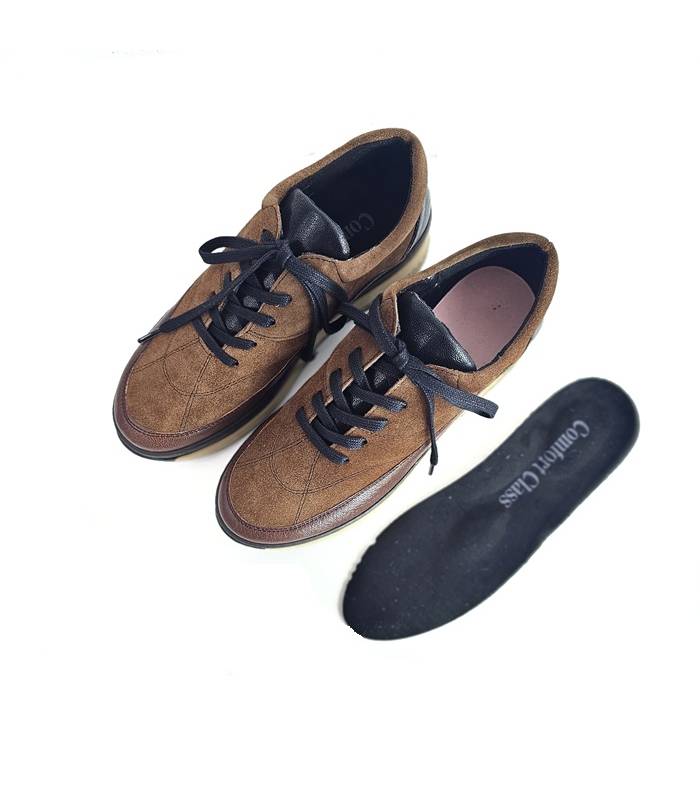 Zapatos Comfort Class mujer Kitty 12 con plantilla extraíble marrones