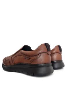Zapatos Baerchi hombre piel marrón vista trasera