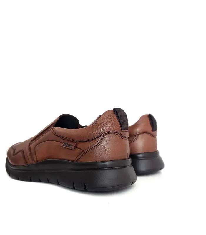 Zapatos Baerchi hombre piel marrón vista trasera