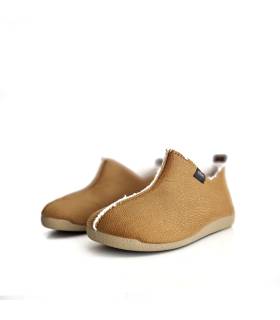 Zapatillas casa mujer bota CM Confort camel