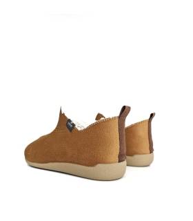 Zapatillas CM Confort mujer camel vista trasera