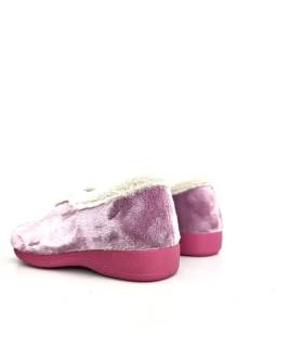 Zapatillas Javer mujer cerradas lila vista trasera