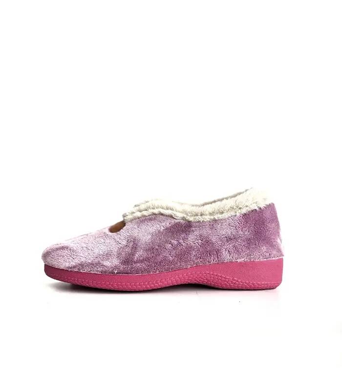 Zapatillas casa mujer cerradas Javer vista lateral