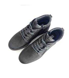 Botas Output hombre gris vista superior