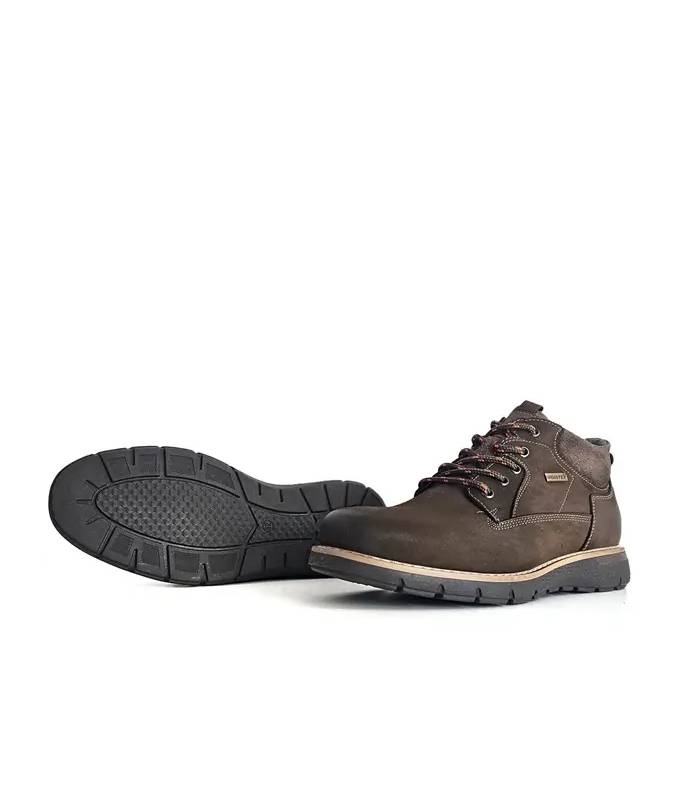 Suela botas hombre impermeables Output marrones