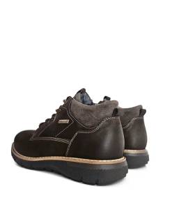 Botas Output hombre piel marrón vista trasera