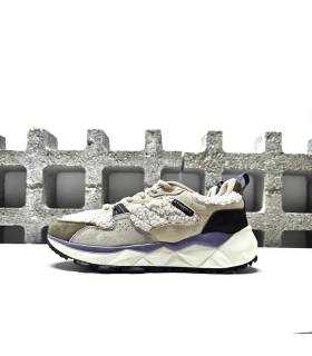 Zapatillas Stonefly mujer beige vista lateral