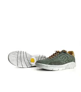 Zapatillas casual hombre Sunni Sabbi verde suela