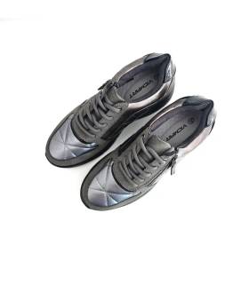 Zapatos Vicmart mujer ligeros gris nacarado
