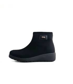 Botines negros mujer Doctor Cutillas cuña lateral