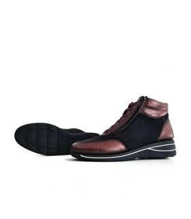 Suela botines Barefly mujer con cuña
