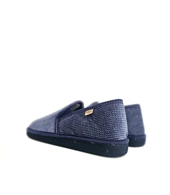 Interior de pelito gris de zapatillas Cabrera para hombre