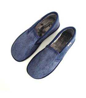 Zapatillas de casa Cabrera cerradas con elásticos laterales