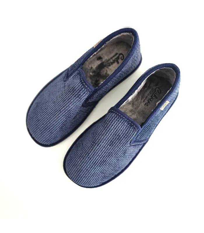 Zapatillas de casa Cabrera cerradas con elásticos laterales