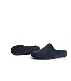 Zapatillas Gema García hombre azul marino con suela antideslizante