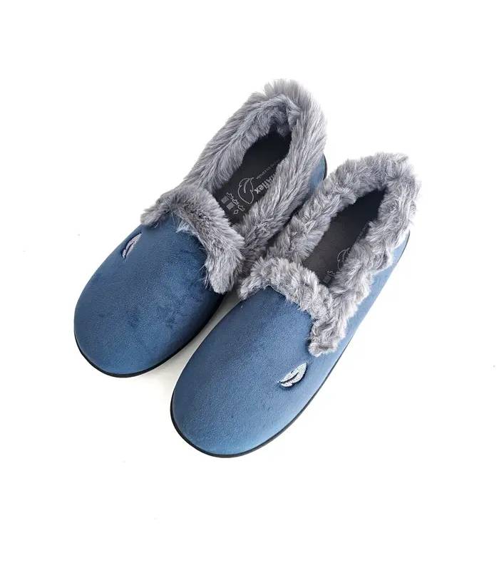 Interior suave de zapatillas Plumaflex mujer cerradas de invierno