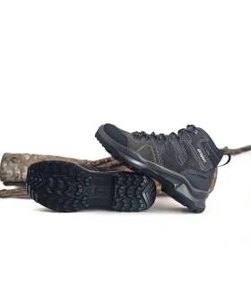 Botas senderismo Grisport hombre negras con refuerzo Support System en el talón