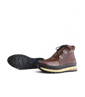 Suela de goma con dibujo de agarre de botines Comfort Class Daria