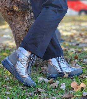 Botines Vicmart mujer waterproof acolchados y ligeros puestos