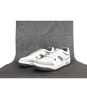Foto de perfil medio:
Zapatillas retro Paredes con suela de poliuretano ligera blanca