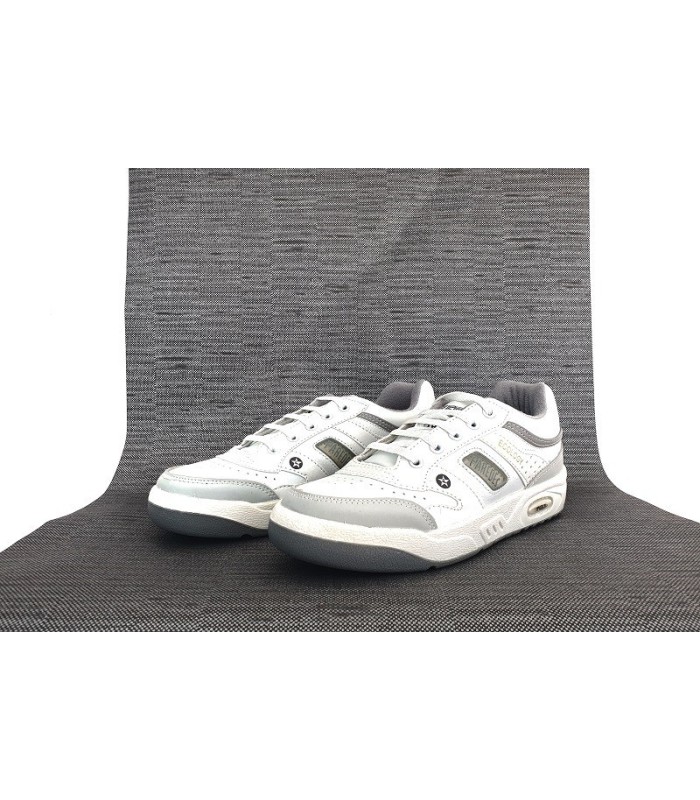 Foto de perfil medio:
Zapatillas retro Paredes con suela de poliuretano ligera blanca