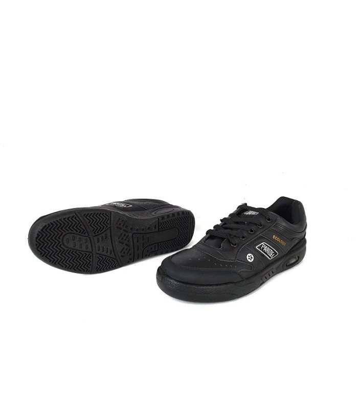 Detalle de suela flexible DualComfort en zapatilla Paredes Ecology color negro