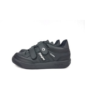 Vista lateral deportivos Jhayber Olimpia piel negra