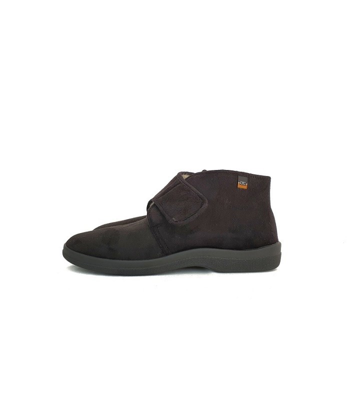 Foto de perfil:
Zapatilla botín hombre velcro forro lana Doctor Cutillas perfil negra