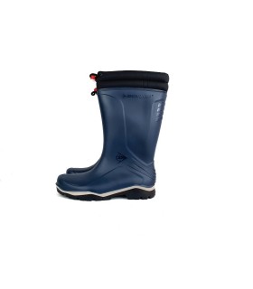 Botas de agua, Katiuska de caña alta modelo Blizzard de color azul fabricado por Dunlop