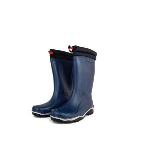 Bota de agua, Katiuska de caña alta modelo Blizzard de color azul fabricado por Dunlop
