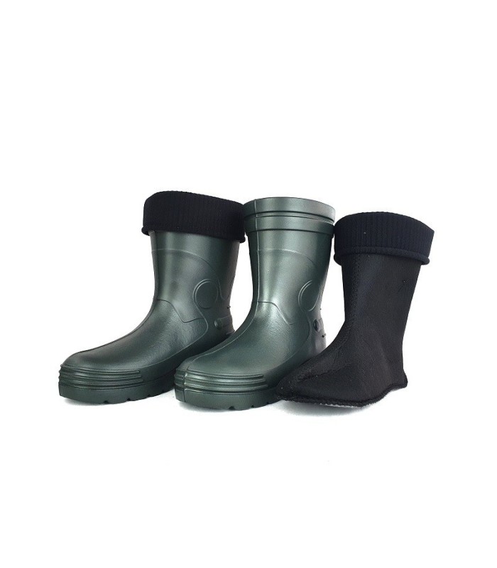 Vista del calcetin termico de bota de agua impermeable