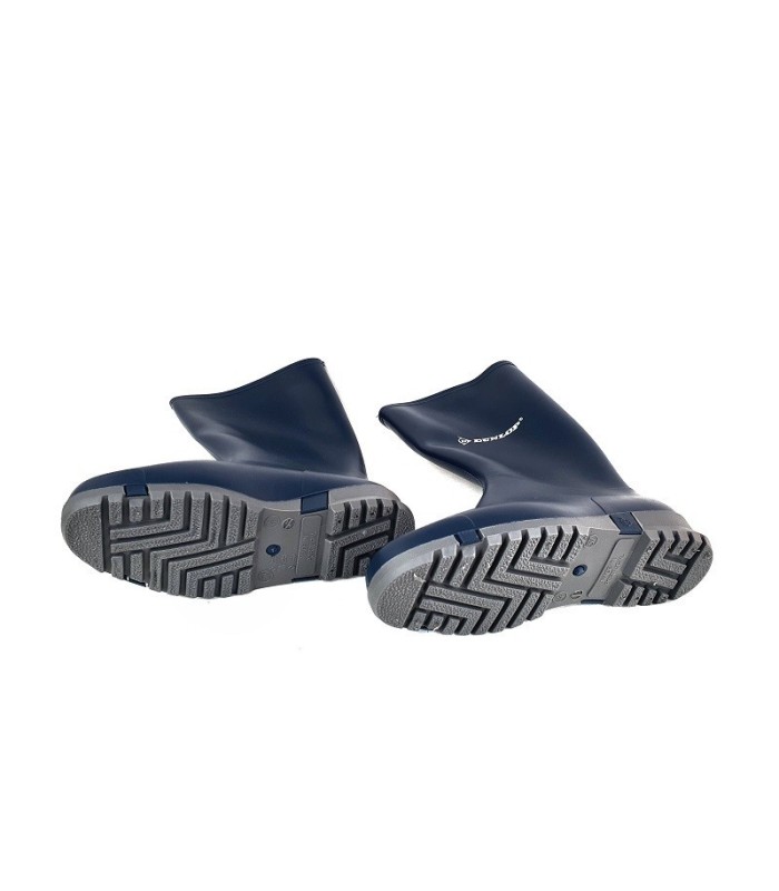 bota de agua, katiuska de mujer de color azul fabricada por Dunlop