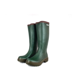 Bota de agua para hombre de color verde de caucho y forro de neopreno fabricada por Blimey en España