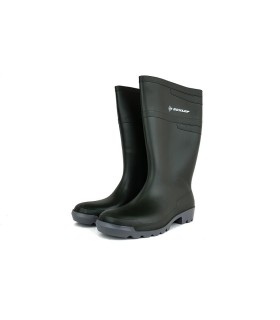 Perfiel de bota verde dunlop para la construccion