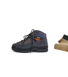 Bota trekking serraje gris Notton vista lateral