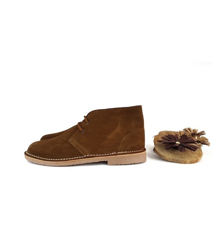 Botas safari para hombre, carapijos, pisacacas en color beige