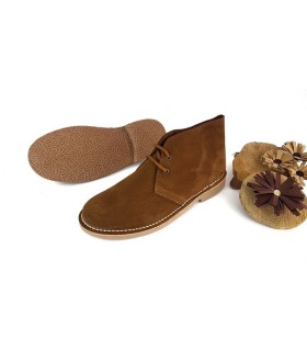 Bota safari para hombre, carapijos, pisacacas en color beige