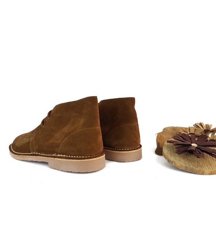 Bota safari para hombre, carapijos, pisacacas en color beige