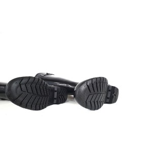 bota de lluvia, katiuskas negras con brillo fabricadas por Igor