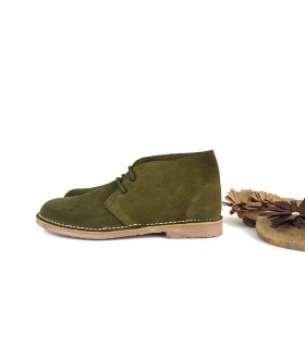 Botas safari para hombre, carapijos, pisacacas en color verde