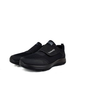 Deportivo Runner Luisetti con velcro, vista de medio perfil