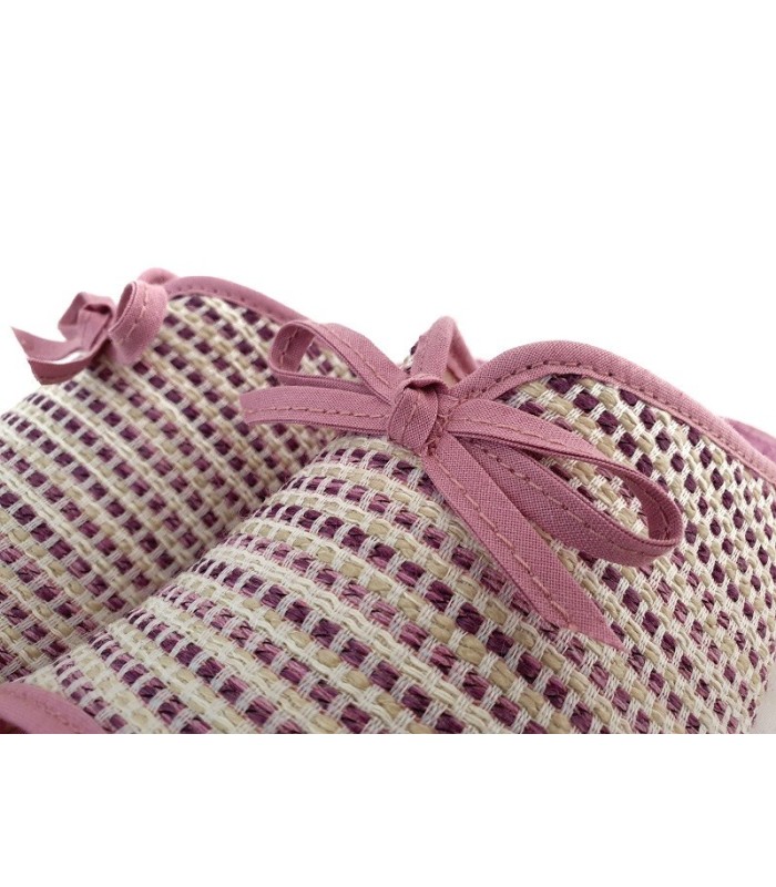 zapatilla de casa de color rosa modelo  Niza para mujer de verano fabricado por Cabrera