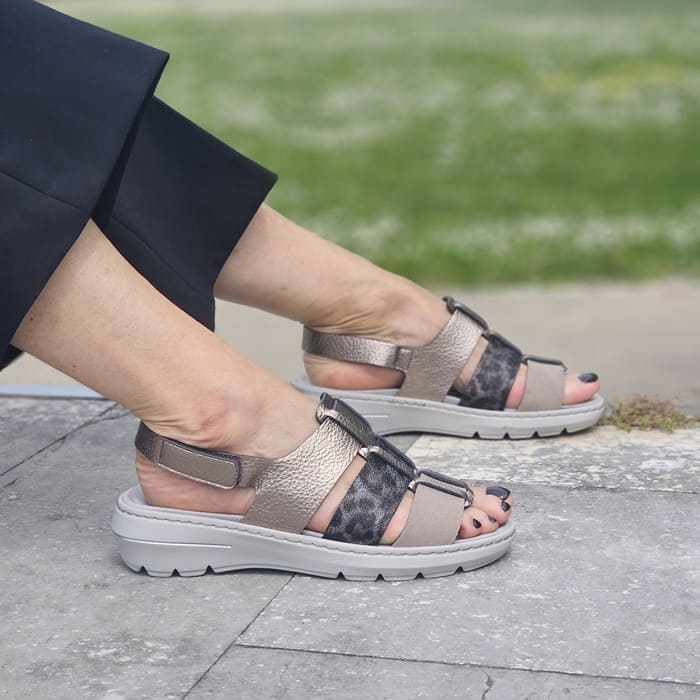 Sandalias mujer cómodas verano en piel para caminar