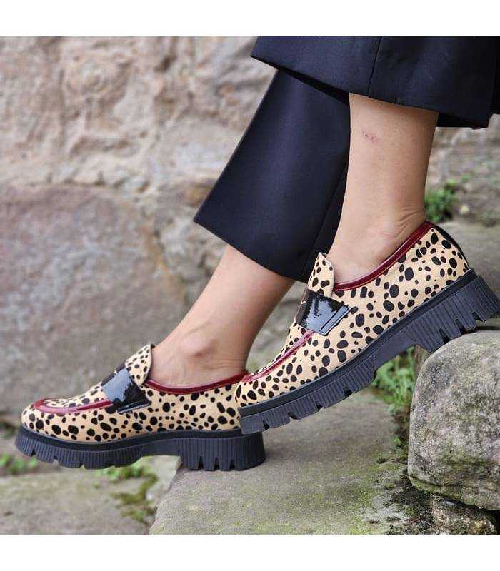 mocasines mujer de Nival suela trck puestos
