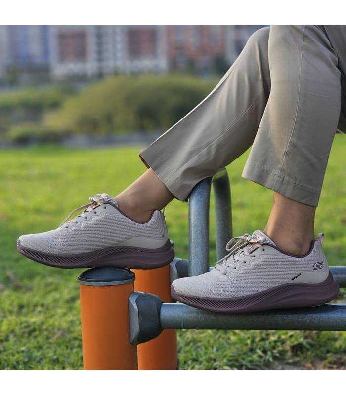 zapatillas de mujer Skechers beige